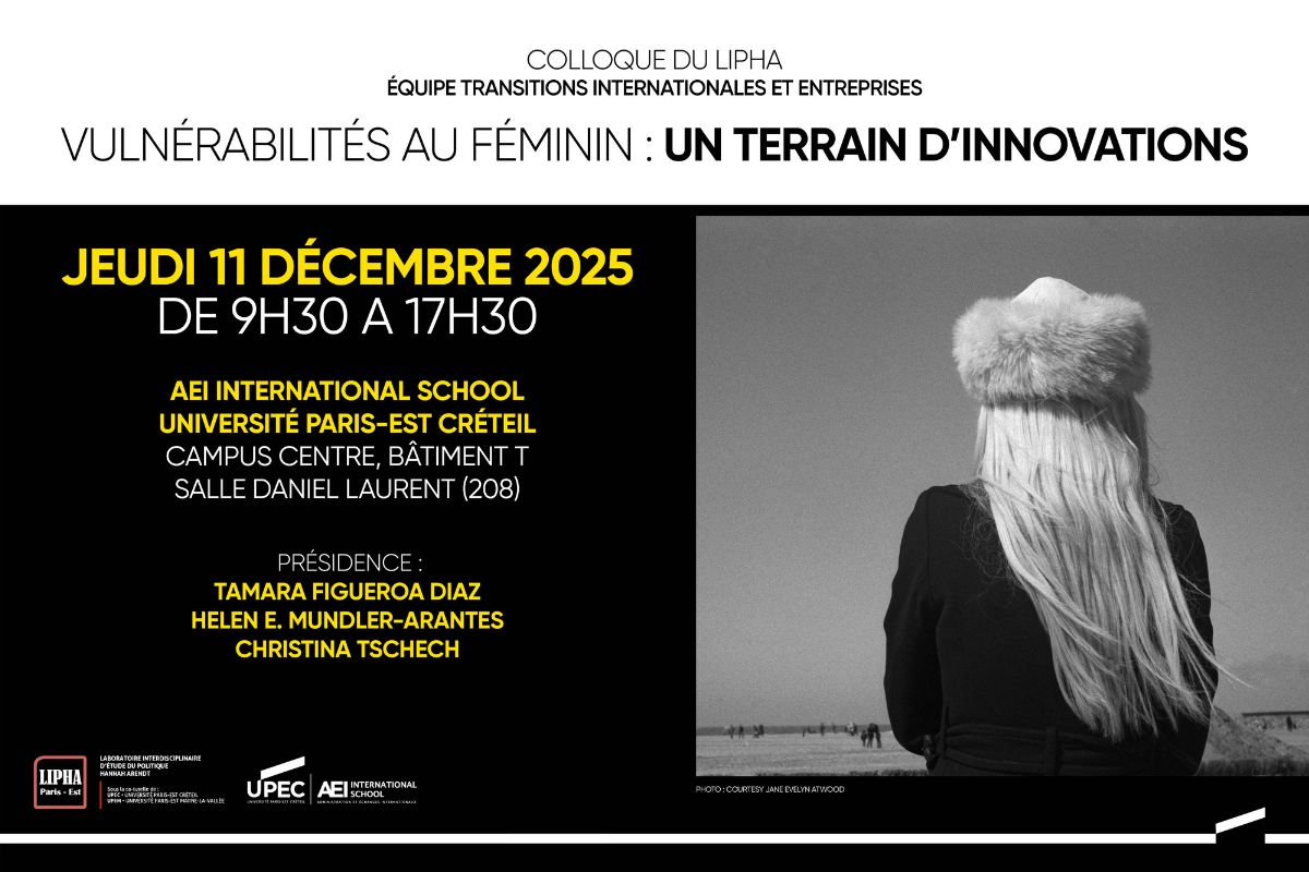 colloque du Lipha Vulnérabilités au féminin